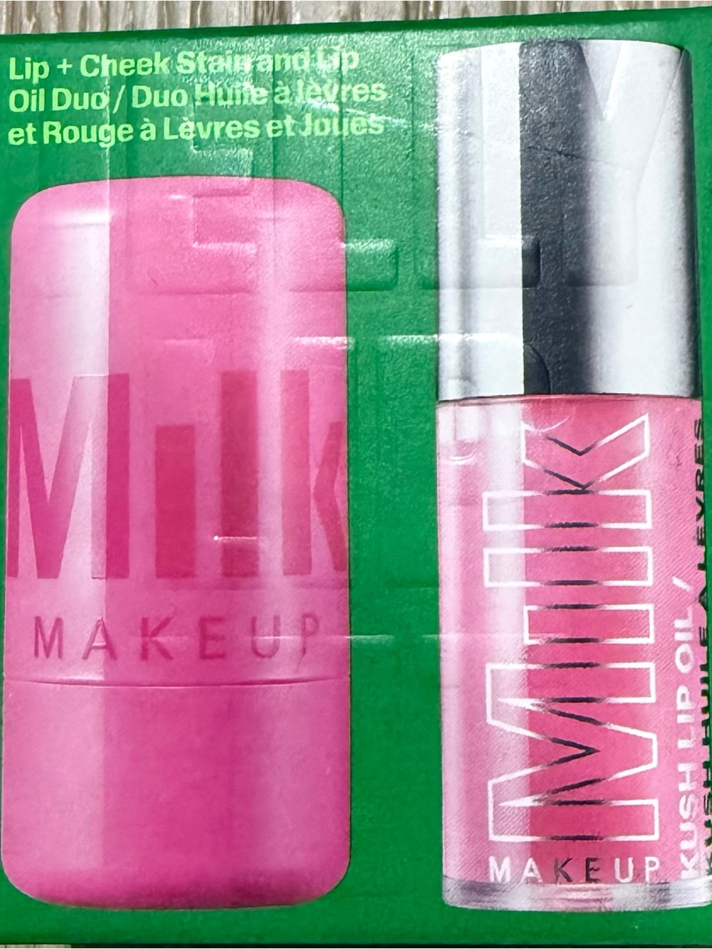 Milk Makeup Lip + Cheek Tint & Lip Oil Duo — Bright Pink